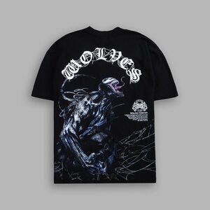 VENOM CHOPPER "PREMIUM" OVERSIZED TEE IN BLACK